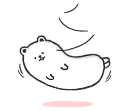 Dough polar bear & penguin sticker #7205667