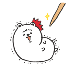 Dough polar bear & penguin sticker #7205671