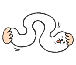 Dough polar bear & penguin sticker #7205674