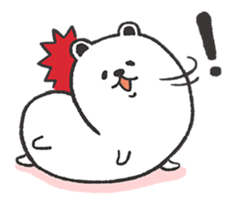 Dough polar bear & penguin sticker #7205677