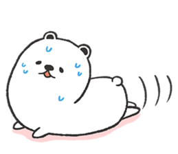 Dough polar bear & penguin sticker #7205679