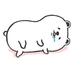 Dough polar bear & penguin sticker #7205680