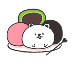 Dough polar bear & penguin sticker #7205683