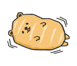 Dough polar bear & penguin sticker #7205684