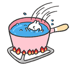 Dough polar bear & penguin sticker #7205687