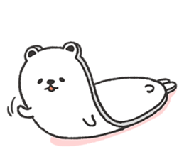 Dough polar bear & penguin sticker #7205692