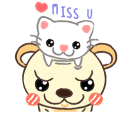 Kuma & Neko sticker #7205858