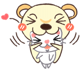 Kuma & Neko sticker #7205860