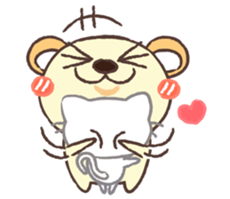 Kuma & Neko sticker #7205864