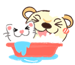 Kuma & Neko sticker #7205890