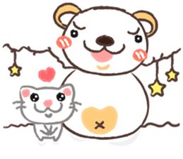 Kuma & Neko sticker #7205894