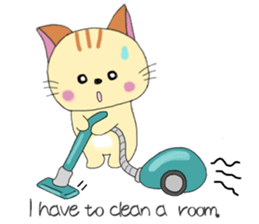 Kuro's daily life 6 English version sticker #7205947