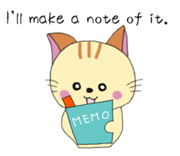 Kuro's daily life 6 English version sticker #7205954