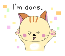 Kuro's daily life 6 English version sticker #7205959