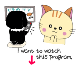Kuro's daily life 6 English version sticker #7205972