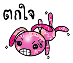 Happy lovely bunny sticker #7206191