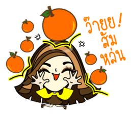 Janice, chic in the town sticker #7206342