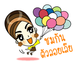 Janice, chic in the town sticker #7206372