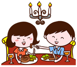 Valentine Couple sticker #7206579