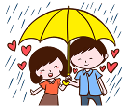 Valentine Couple sticker #7206592