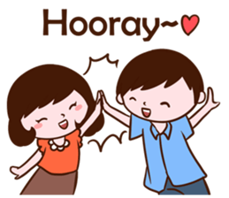 Valentine Couple sticker #7206594