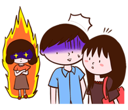 Valentine Couple sticker #7206596