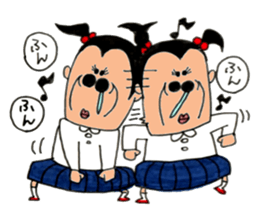 Super primary schoolchild Cika-chan sticker #7206688