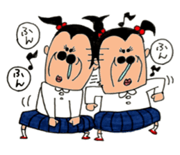 Super primary schoolchild Cika-chan sticker #7206688
