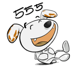 Kagut's Family jack russell sticker #7207097