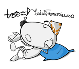 Kagut's Family jack russell sticker #7207100