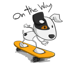 Kagut's Family jack russell sticker #7207108