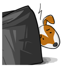 Kagut's Family jack russell sticker #7207118