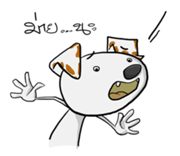 Kagut's Family jack russell sticker #7207123