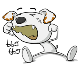 Kagut's Family jack russell sticker #7207124