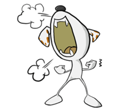 Kagut's Family jack russell sticker #7207134