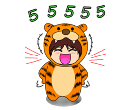 Family zoo version Thai sticker #7207802