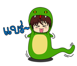 Family zoo version Thai sticker #7207810