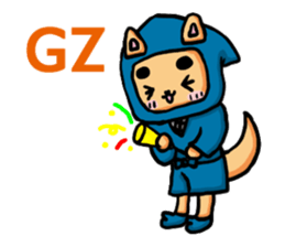 Shiba Inu Ninja&Kunoichi Cat sticker #7207888