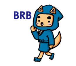 Shiba Inu Ninja&Kunoichi Cat sticker #7207890