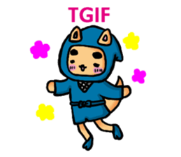 Shiba Inu Ninja&Kunoichi Cat sticker #7207894