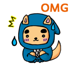 Shiba Inu Ninja&Kunoichi Cat sticker #7207896