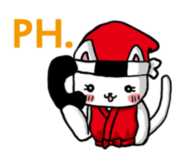 Shiba Inu Ninja&Kunoichi Cat sticker #7207907