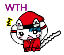 Shiba Inu Ninja&Kunoichi Cat sticker #7207913