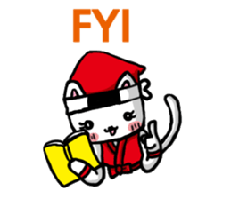 Shiba Inu Ninja&Kunoichi Cat sticker #7207915