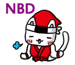 Shiba Inu Ninja&Kunoichi Cat sticker #7207916
