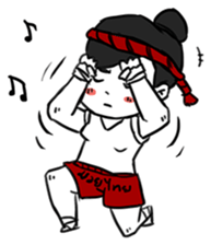 Angry Boxing Girl [ TH ] sticker #7207961