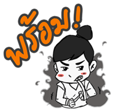 Angry Boxing Girl [ TH ] sticker #7207964