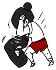 Angry Boxing Girl [ TH ] sticker #7207967