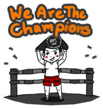 Angry Boxing Girl [ TH ] sticker #7207976