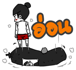 Angry Boxing Girl [ TH ] sticker #7207981